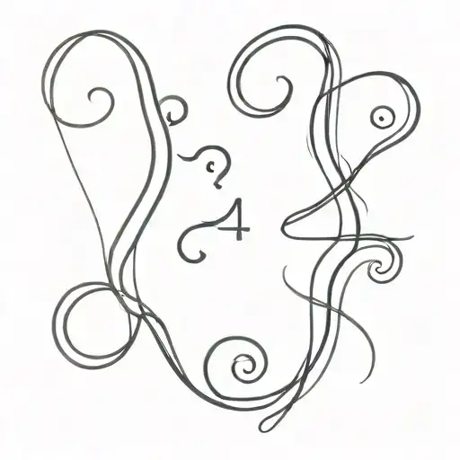 three question marks tattoo design idea