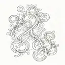 three question marks tattoo design idea
