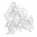 three question marks tattoo design idea