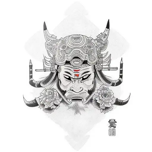 Ronin 47 Warrior tattoo design idea