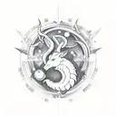 Suggest Mi A Tatto Desighn as photo  , I am  capricorn, i Loved Risk Taking, Newvwr Give Up Attitude, Want to Go Big In  tattoo design idea