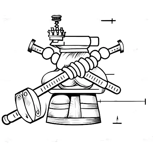 Chess piece morphing into a weightlifting barbell tattoo design idea