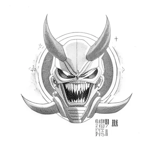 una manga del brazo, que tenga tematica alien mezclado con anime como naruto, full metal alchemist, attack on titans, dr tattoo design idea