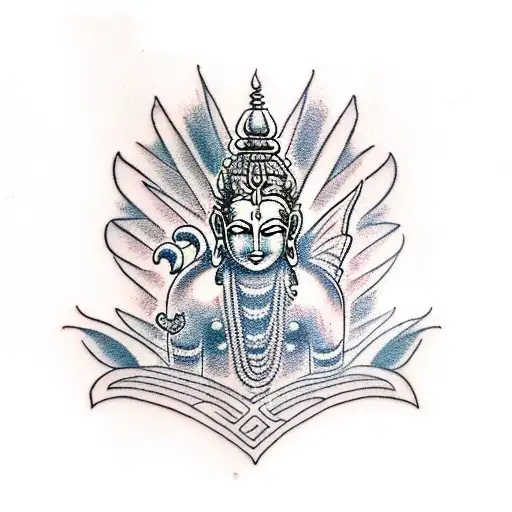 Tatmods Lord Vishnu in Galaxy Temporary Tattoo For Men And Woman Waterproof  Body Tattoo : Amazon.in: Beauty