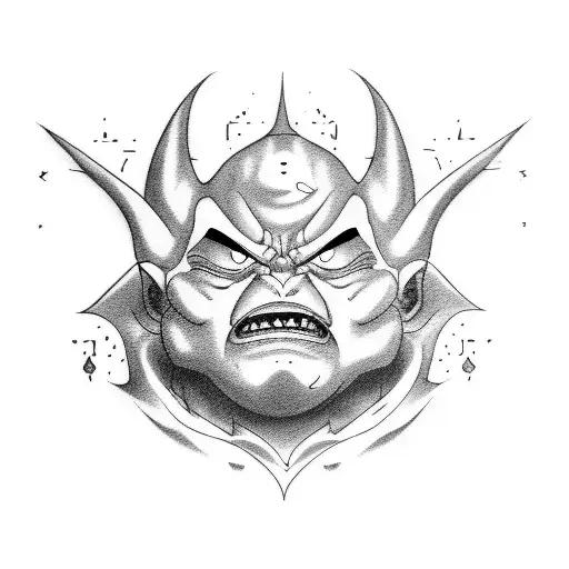 Majin boo tattoo design idea