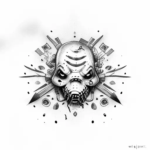 Dead by Daylight Killer tattoo design idea