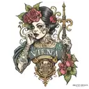 Vienna by Billy Joel tattoo design idea