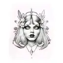 alice in wonderland tattoo design idea