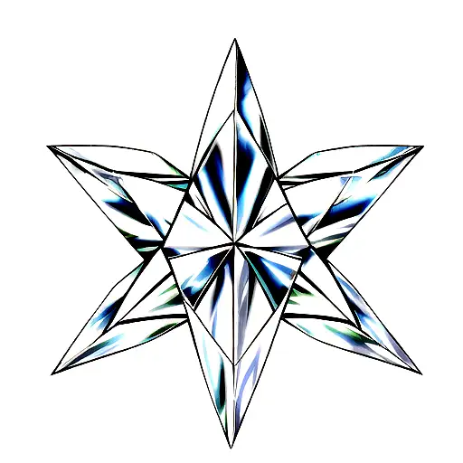 Diamond tattoo design idea