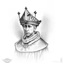 king Baldwin iv tattoo design idea