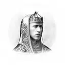 king Baldwin iv tattoo design idea