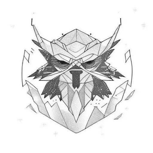 sigma male mix with eagle tattoo design idea