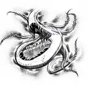 venom carnage  tattoo design idea