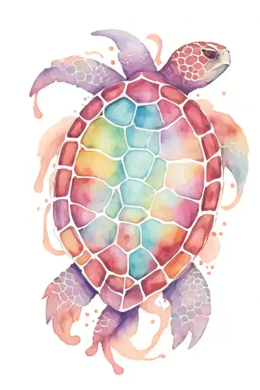 turtle tattoo design idea