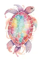 turtle tattoo design idea