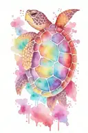 turtle tattoo design idea