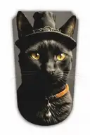 cat dressed up for halloween tattoo design idea