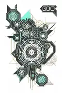 Gojo Satoru tattoo design idea