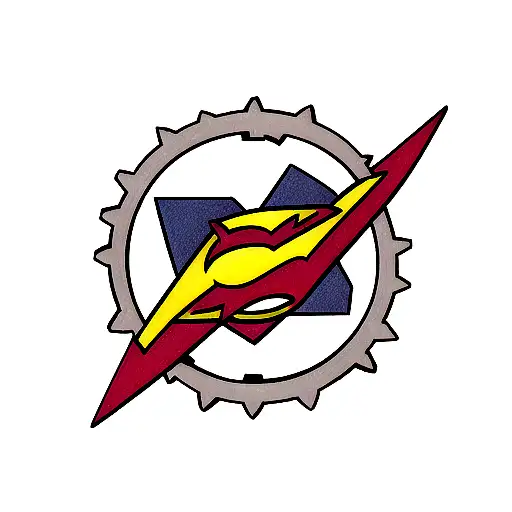 Superman Symbol and gears tattoo design idea