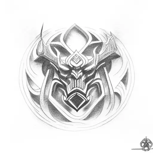 Combine elements from different Elder Scrolls games into a unique symbol tattoo design idea