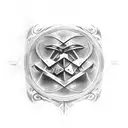 Combine elements from different Elder Scrolls games into a unique symbol tattoo design idea