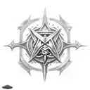 Combine elements from different Elder Scrolls games into a unique symbol tattoo design idea