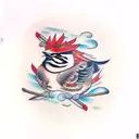 Sparrow tattoo design idea