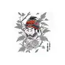 Sparrow tattoo design idea