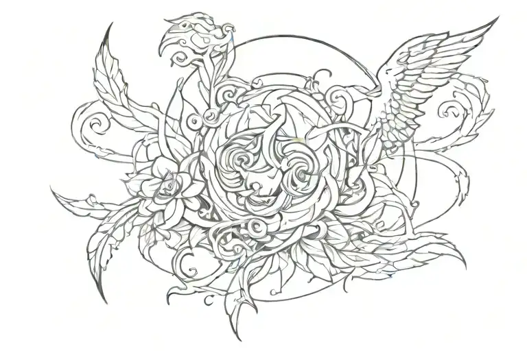 tattoo that kind of represents grunge inspired tattoo tattoo design idea