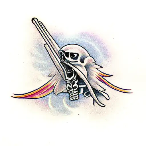 Nightingale Made of Bones tattoo design idea