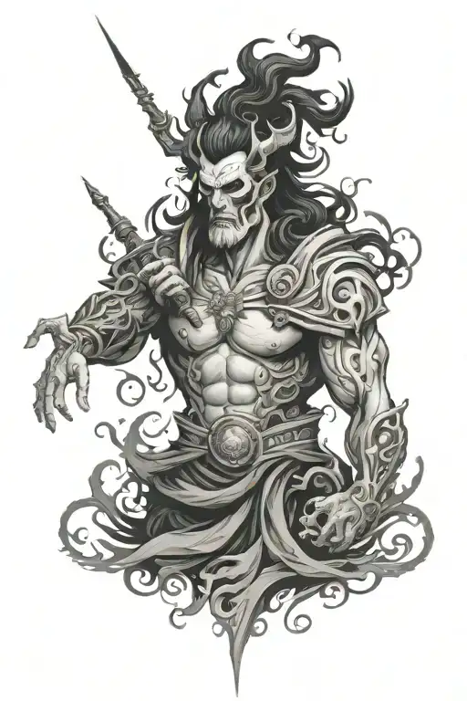 Hades tattoo design idea