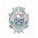 live free or die tattoo design idea