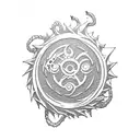 naruto, one piece, jujutsu kaisen, dragon ball z tattoo design idea