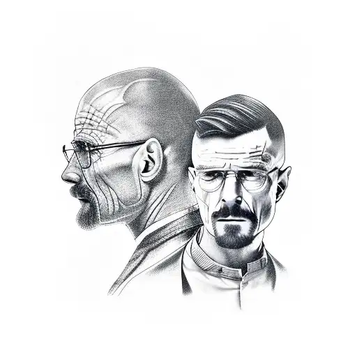 walter white and Thomas shelby whole arm tattoo design idea
