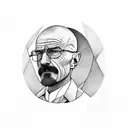 walter white and Thomas shelby  tattoo design idea