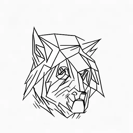 kanye west minimalistic Tattoo template tattoo design idea