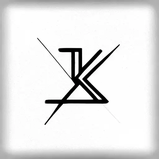 Initial letter vl king logo design template Vector Image