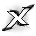 3 letters merged together into 1: V P and K tattoo design idea