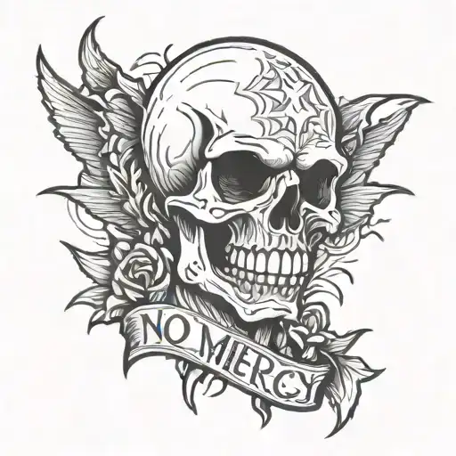 No Mercy tattoo design idea