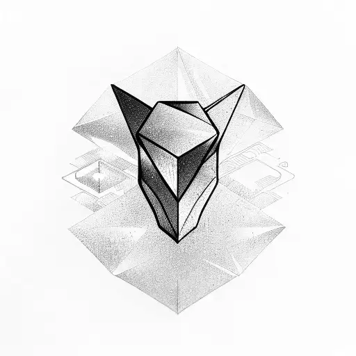 Ethereum logo with a wizard hat on top of it  tattoo design idea