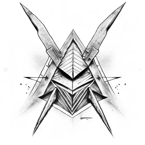 pyramid head silent hill tattoo design idea