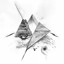 pyramid head silent hill tattoo design idea
