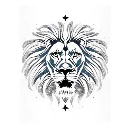 Dutch Crest Lion  tattoo design idea