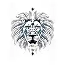 Dutch Crest Lion  tattoo design idea