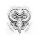 Snake Head Roller Coaster   tattoo design idea