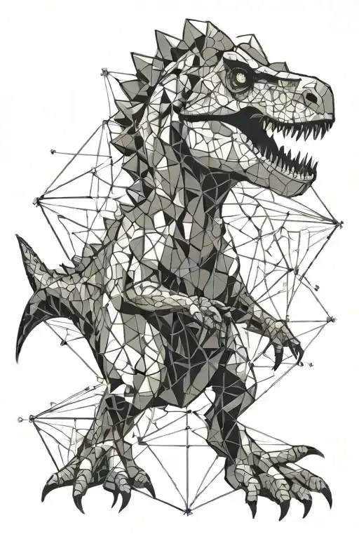 dinosaur elijah tattoo design idea