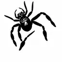 jumping spider tattoo design idea