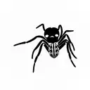 jumping spider tattoo design idea