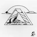 dark side of the moon, wish you where here, pink floyd tattoo design idea