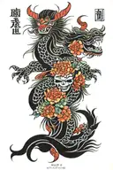 Korean tattoo design idea